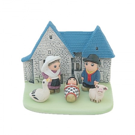 Crèche céramique Limousin