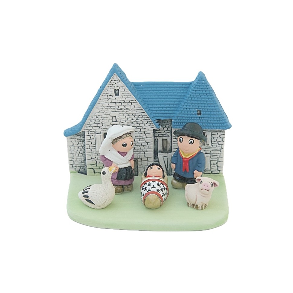 Crèche céramique Limousin