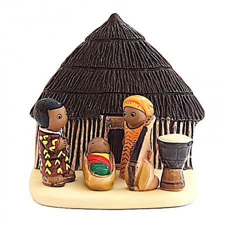Crèche céramique Cameroun