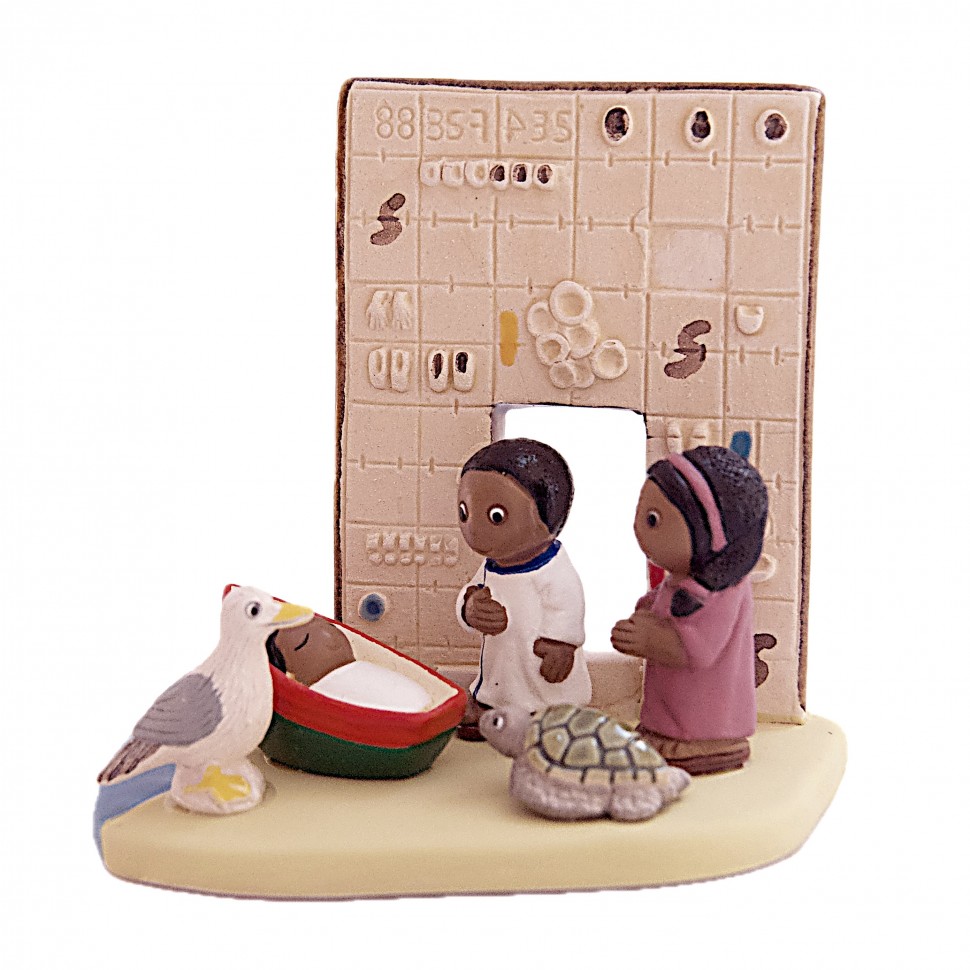 Crèche céramique Lampedusa