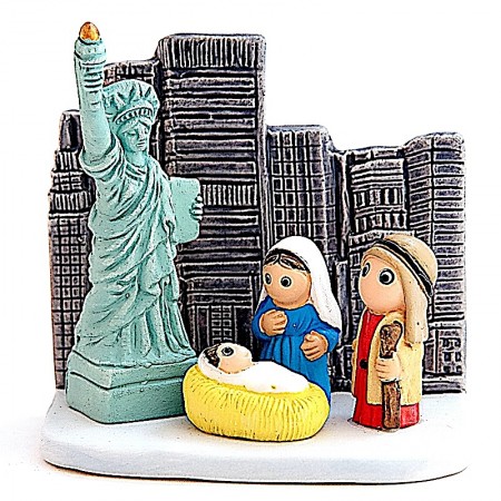 Crèche céramique New York