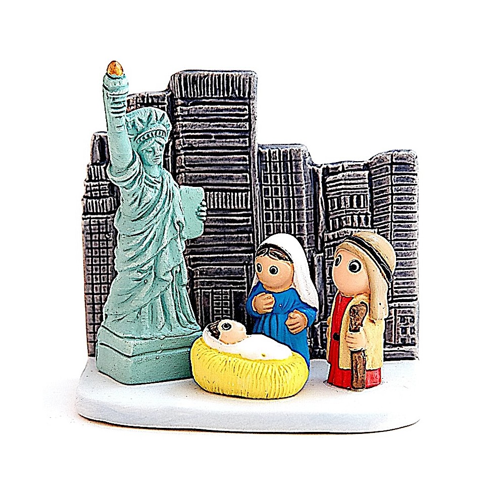 Crèche céramique New York