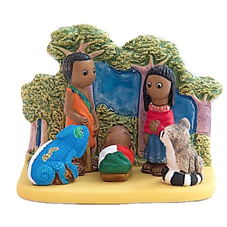 Crèche céramique Madagascar