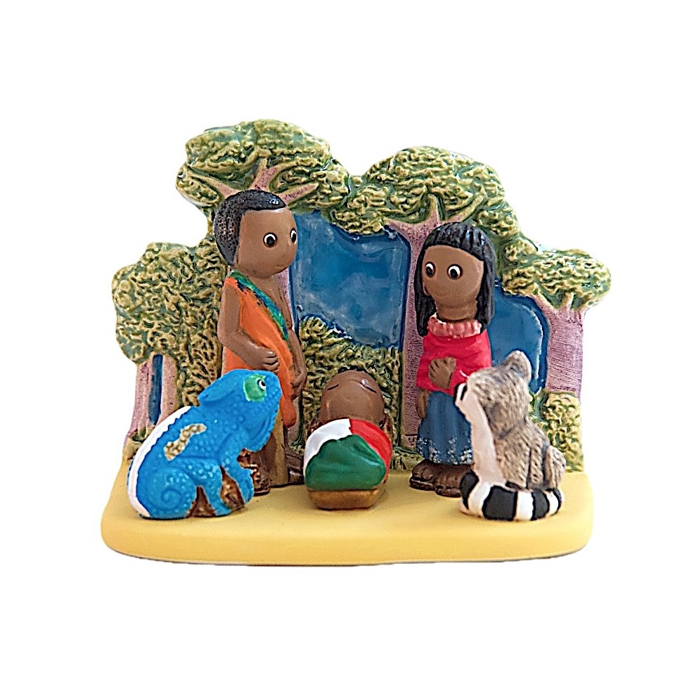 Crèche céramique Madagascar