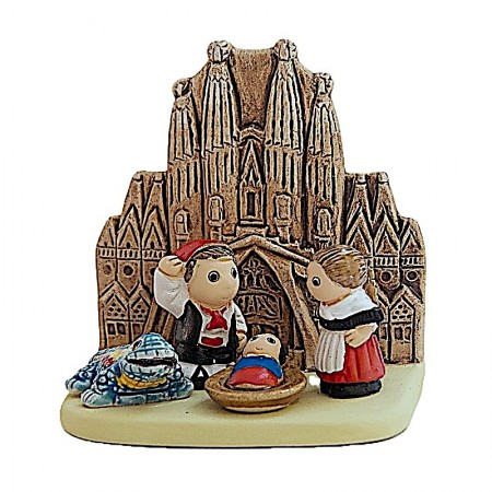 Crèche céramique Barcelone