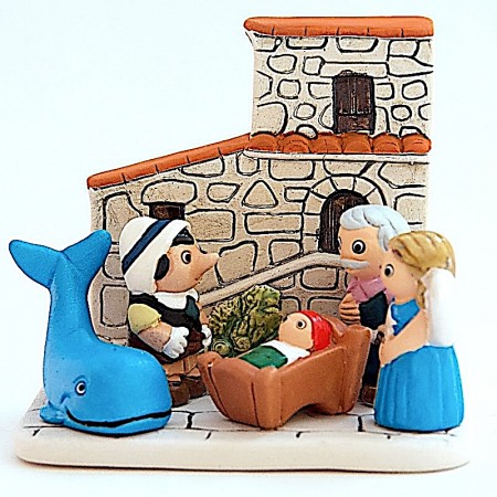 Crèche céramique Pinocchio