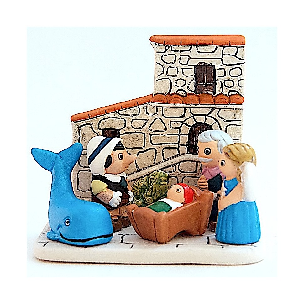 Crèche céramique Pinocchio