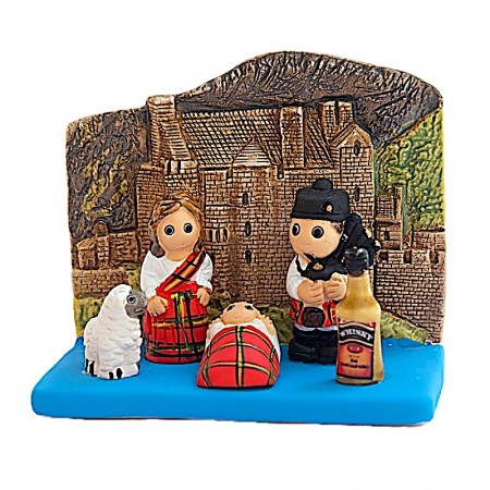 Crèche céramique Ecosse
