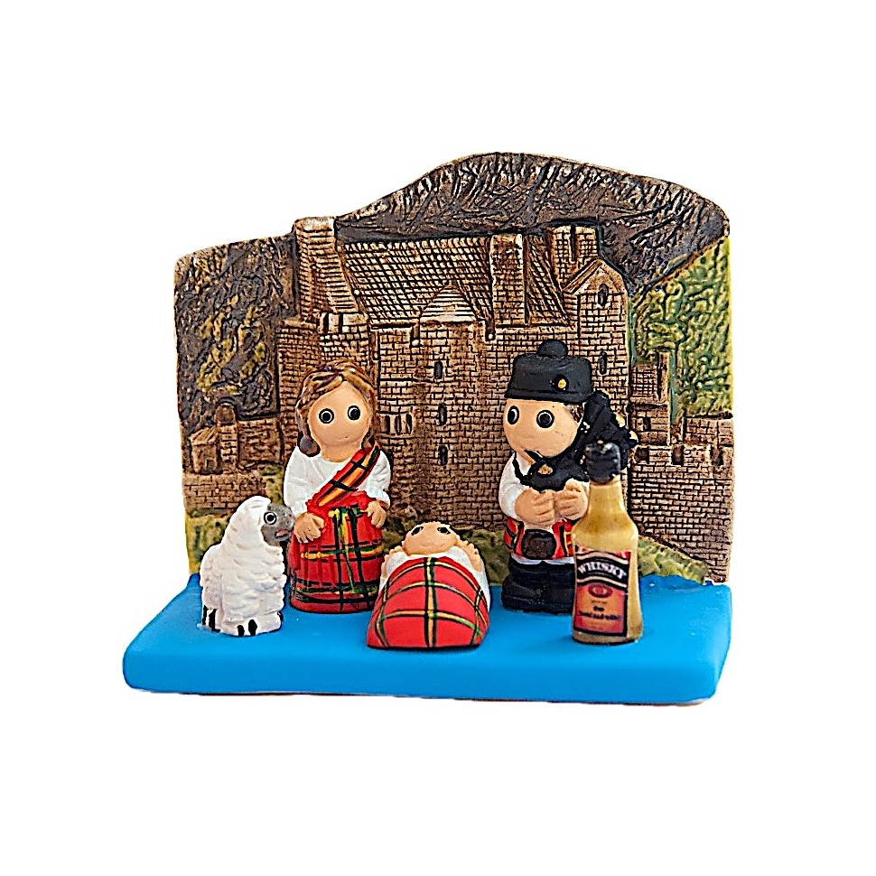 Crèche céramique Ecosse