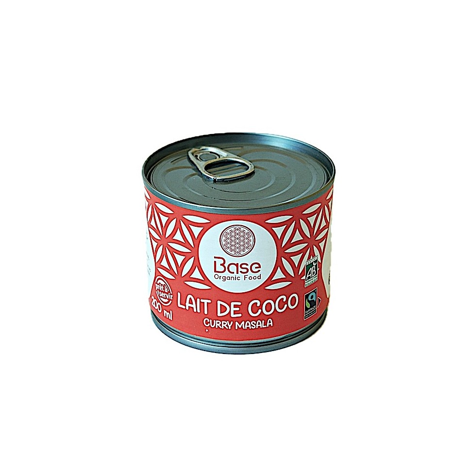 Lait coco curry masala bio