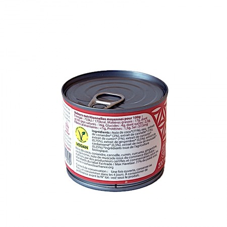 Lait coco curry masala bio