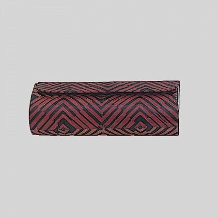 Etui à lunettes cuir losanges