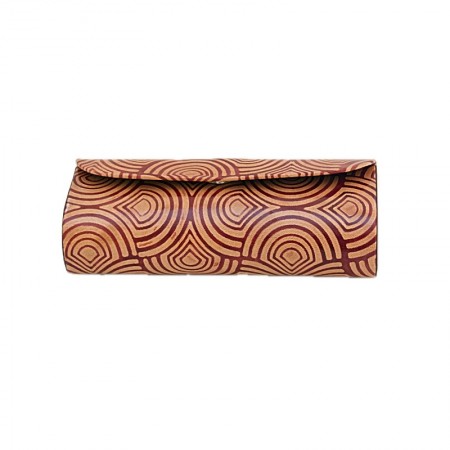 Etui à lunettes cuir arc
