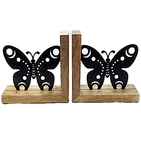 Serre livres papillons